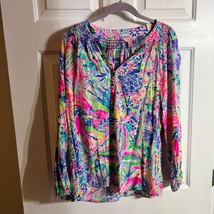 Long sleeve Lilly Pulitzer blouse shirt